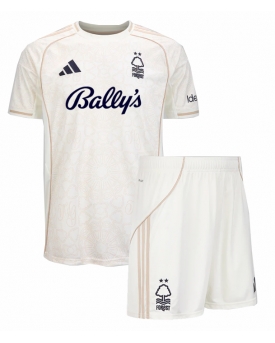 Nottingham Forest Maglia Gara Trasferta Repliche 2025-26 Bambino Maniche Corte